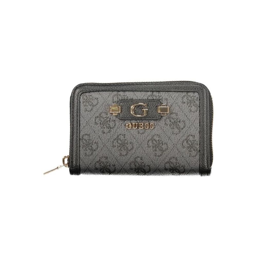 Guess Jeans Black Polyurethane Women's Women's Wallet